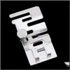 Notions & Tools Apparel Drop Delivery 2021 1 Piece Stainless Steel Domestic Sewing Elastic Presser Foot Hine Part Accessories1 Cyp0W