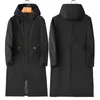 arrivo lungo stile cappotto primavera giacche da uomo trench coat di alta qualità, autunno moda uomo casual giacche a vento M-8XL 211011