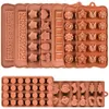 Hot Styles Silicone Chocolate Molds Reusable Silicone Pastry Molds Candy Gummy Mold Cake Recorating Baking Tools