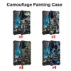 Camouflage Armor Bracket Phone Cases für iPhone 14 Pro Max 13 12 Samsung S23 Ultra S22 A13 A33 A53 Moto G Stylus Power Paly Stoßfeste Anti-Fall-Autohalterung