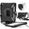 Hybrid Full Body Military Grade Heavy Duty Shockproof Robot Cases Kids Proof Rugged Handle Greep Stand Nylon Strap voor Ipad 10.2 2021 Air 2 Air2 Pro 9.7