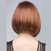 Peruca sintética Bobo com Bangs Simulation Humen Hair Wigs Hairpieces para mulheres negras e brancas que parecem reais 741 #