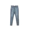 Womens Jeans High Fashion Waist Pencil Pants Denim For Girls Korean Style Jeggings Trousers Skinny Oversize Blue Straight 210629