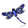 Pins, Broches Luxe Design Dames Dragonfly Crystal Sieraden