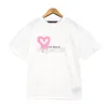 Pa Summer Mens T Shirty Designer Tees 100% Cottom T-shirty swobodne pary krótkie rękawy TEE Wygodne mężczyźni Palm Women Anioły T-shirty Euro Rozmiar S-XL