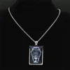 Pentagrama de caixão gótico sol aço inoxidável preto vidro prata cor pingente colar masculino feminino jóias collier homme n5185s03 nec76602872