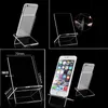 50 stks Clear Acrylic Mobile Mobiele Telefoon Display Stand Houder Rekken Universele Stand Telefoon voor Samsung Telefoon X 11 12 Promax