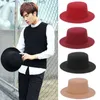 Hats, Scarves & Gloves Sets Fashion Retro Mens Women's Wide-Brimmed Wool Felt Hat Plate Jazz Conical Cap