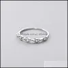 Cluster sieradencluster ringen A00593 prachtige 925 sterling sier pave zirkoon geometrie paarden oog vinger ring voor mode vrouwen partij bruiloft je