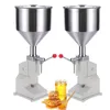 1pc Manual Filling Machine Vertical 5-50ml Quantitative Juice Filler Nail Polish Honey Liquid Paste Packaging Equipment