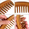Escovas de cabelo 1 pc sandalwood pente madeira madeira para a cabeça