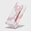 50PCS plånböcker Kvinnor PU Cow Prints Flap Cover Hasp Business Credit Card Holder Mix Color