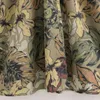 Vintage Frau Grün Floral Chiffon Schärpen Kleid Frühling Mode Damen Weiche Gedruckt es Weibliche Chic Urlaub 210515