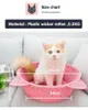 Lit de chat en osier en rotin fabriqué à la main, canapé d'été, corde fraîche, lits ronds, maisons, nid d'animaux, chaton, salon, canapé, condo, kitty, chenil 210722