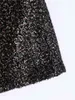 Evfer Autumn Stylish Lady Shinny Sequined Club Style Shorts Women Fashion Elastic High Waist Short Pants Female Casual 210421