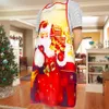 Christmas Decorations Apron Xmas Tree Santa Claus Elk Printing Kitchen Tools 6 Style 18% Discount XD24842