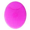 Soft silicone Cleaning Pad Wash Face Facial Exfoliating Brush SPA Skin Scrub Cleanser Tool DAJ125