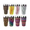 Drinkware Handle 30oz återanvändbar iskaffekopphylsa täcke neoprenisolerade ärmar hållare fodral påsar påse för 32oz tumbler mugg vatten flaska lager 2023