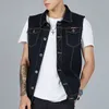 Oversize 5XL 6XL 7XL 8XL Plus Size Heren Denim Vest Lente Zomer Jean Gestvat Dikke Streetwear Fashion Casual Chalecos Para Hombre