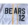 Nikivip Bad News Bears # 12 Tanner Boyle # 3 Kelly Leak Film Maillot de Baseball Chico's Bail Bonds All Stitched White S-3XL Haute Qualité