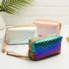 colorful fashion laser cosmetic bag women travel storage wash bag casual organizer case makeup bags