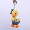 15 cm Duck sleutelhanger knuffel Leuke gevulde dieren pop sleutelring tas hanger hoge kwaliteit geschenken hangers