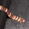 Pulseira de cobre puro masculino energia germânio magnético pulseira de cobre vintage holograma corrente link pulseiras para homem artrite21802974955