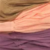 Perlen Patchwork Falten Perle Blase Chiffon Schal Schals Hijab Drapieren Nähte Gefältelt Muslimischen Schals Schal Frauen Kopftuch Neue