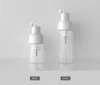 공장 가격 30ml 60ml 플라스틱 비누 디스펜서 병 투명 흰색 거품 펌프 mousses 액체 거품