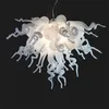 Contemporâneo Luzes Pingente Lâmpada Suspensão Chandeliers Iluminação LED Luz Luz Blown Lustre de vidro para casa sala de estar Quarto Arte Decoração 24x20 polegadas