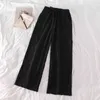 Corduroy Women Pants Autumn Winter Solid Vintage Quality Pantalones De High Waist Ropa Mujer 18848 210415