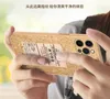 Cell Phone Cases Creative wood grain veneer suitable for Apple 13 mobile phone shell silicone iPhone12Pro Max/XS/11 cooling