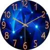 Glass Living Room Wall Clock Quartz Clock Pocket Watch Modern Minimalist Mute Clock 211110