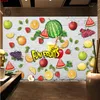 Carta da parati murale personalizzata 3D Anguria Uva Mela Fragola Negozio di frutta Poster Pittura murale Soggiorno Decorazione per bambinibuona qualità