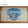 MILB Charleston Riverdogs 플래그 3 * 5ft (90cm * 150cm) 폴리 에스터 배너 장식 플라잉 홈 정원 축제 선물