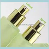 Packing Office School Business Industrial 20Ml 30Ml 40Ml 60Ml 80Ml 100Ml 120Ml Green Cosmetic Lotion Bottle Packaging With Plastic Cap