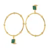 Orecchini per donne Big Circle Gold Colore Gold Orecchini in acciaio in acciaio Orecchini Fasci Fashion Fashion Gioielli Whole Gifts Christmas267e