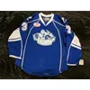 Erkekler Vintage Ahl Syracuse Crunch 37 Yanni Gourde Yol Hokeyi JerseyCustom Herhangi Bir İsim Numarası