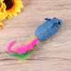 Brinquedos de gato 10pcs cor cauda rato realista pouco aleatório brinquedo engraçado suprimentos para animais de estimação 5312270