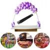Party Decoration Holiday Balloon Display Stand Detachable Portable Pole Table Small Arches Black Fiber Set Wedding Birthday