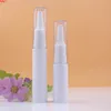 10 pcs olho creme caneta garrafa airless bomba garrafas branco tubo de vácuo smear massagem cabeça mini amostra recipiente 5ml 10ml vazio qty