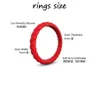Nuovo anello da donna in silicone alimentare FDA da 3 mm per le donne Fedi nuziali Sport Anello da dito colorato in gomma intrecciata flessibile ipoallergenica