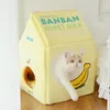 ストロベリーミルクバナナミルク猫ベッドキャットハウスLJ201225 723 B3