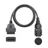 Motosikletler İçin Teşhis Araçları Motobikler ICOM D 10 Pin Kablo ICOM-D Otomatik Moto OBD 2 OBD2 Konektör ODB2 Tarayıcı Uzatma