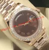 Verkäufe 14 Stil Luxus Silber Gold Diamant Lünette 41mm 118348 Römisches Zifferblatt 2813 Automatische Mode Herrenuhren Armbanduhr