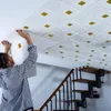 Wallpapers telhado teto decoração papel de parede 3d estéreo papel de parede quarto sala de estar tv fundo de fundo auto-adesivo adesivo