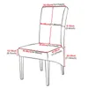 Meijuner 1/2/4/6 pièces XL taille housses de chaise grande longue housse de siège roi dos lavable pour la maison el Banquet 211116