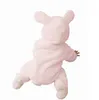 Urodzony dziecko romper jesień zima ciepły polar niemowlę chłopiec dziewczyny kombinezon piżamy ubrania 210816