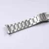 Armbandband voor serie solide roestvrij horloge -accessoires band 22 mm staal zilver matte textuur5622275