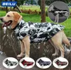 Dog Coat Winter Warm Waterproof Reflective Dog Apparel Down Jacket Vest for Cold Weather Back Zipper Closed Adjustable Neck